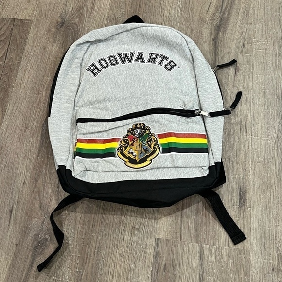 Warner Bros. Handbags - Official Licensed Harry Potter Hogwarts Backpack Crest Gray Bag